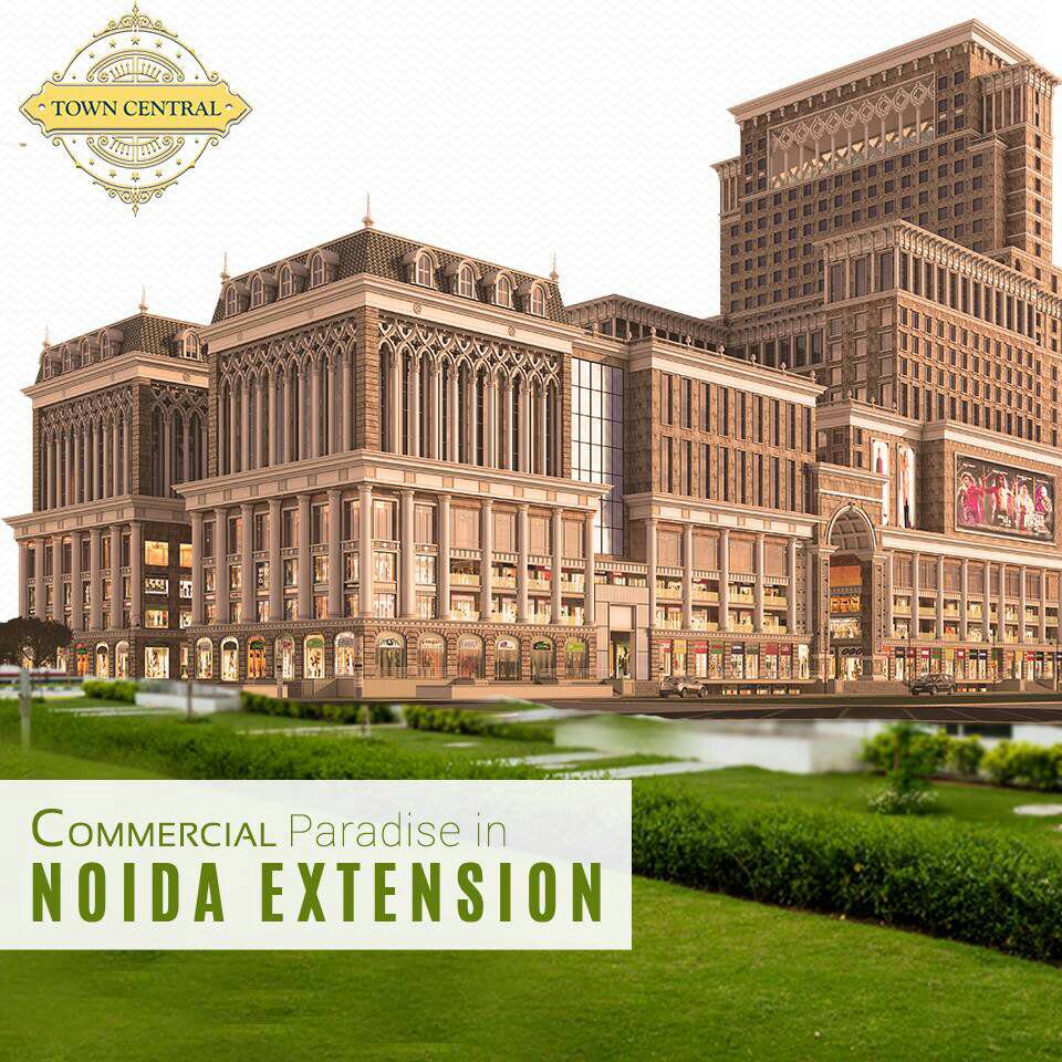 PKS Town Central - Commercial paradise with world-class regal design & structural ambience in Noida